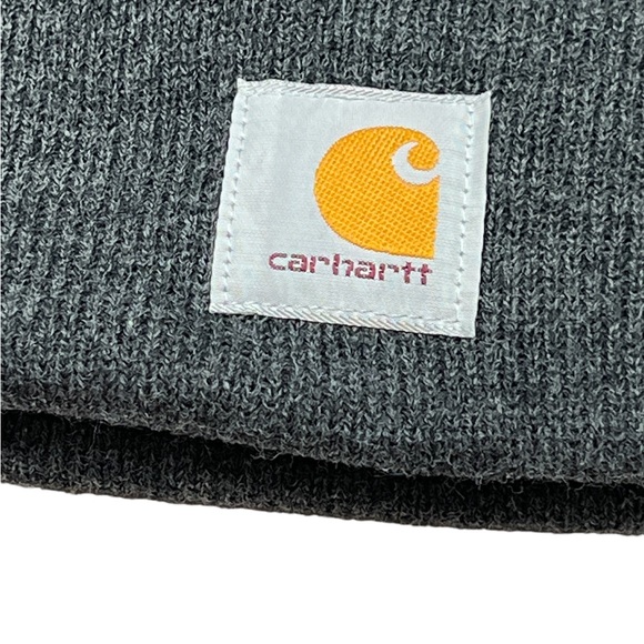 Carhartt Knit beanie hat in Charcoal Grey One Size - Picture 2 of 4